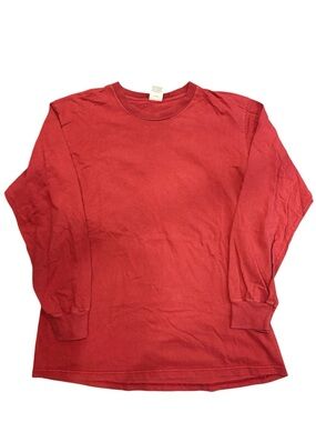 Supreme Red Long Sleeve Crewneck Tee